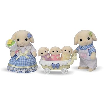 

Sylvanian Families Rodina Flora králíci s trojčaty