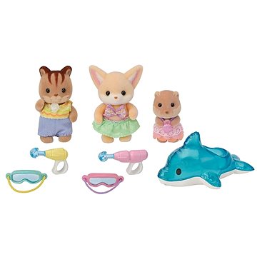 

Sylvanian Families Zábava u bazénu Baby Trio