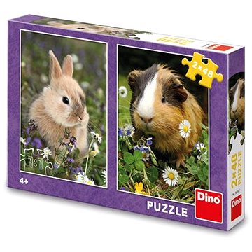 

Dino Králíček a morče 2 × 48 ks