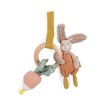 

Moulin Roty Zajíček s dřevěným kroužkem