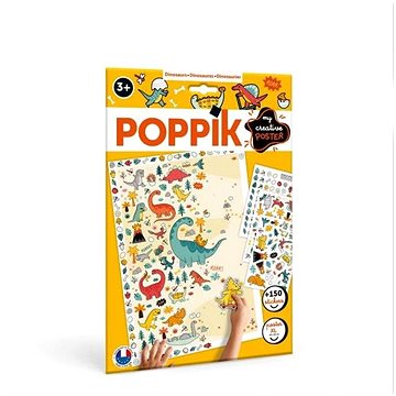 

POPPIK Kreativní samolepková sada Dinosauři