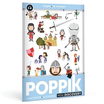 

POPPIK Samolepkový plakát Rytíři