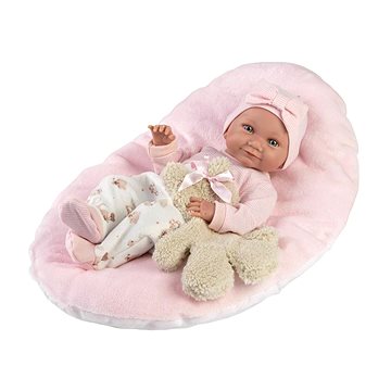 

Llorens 73808 New Born Holčička - realistická panenka miminko s celovinylovým tělem - 40 cm