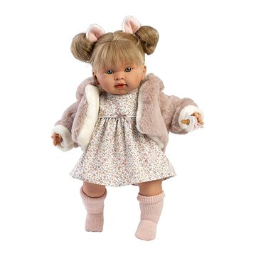 

Llorens 42282 Alexandra - realistická panenka se zvuky a měkkým látkovým tělem - 42 cm