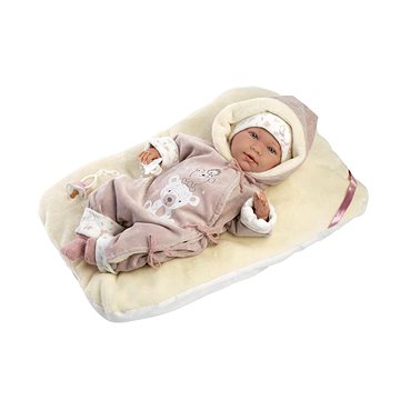 

Llorens 74106 New Born - realistická panenka miminko se zvuky a měkkým látkovým tělem - 42 cm