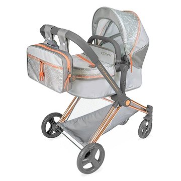 

DeCuevas 81777 Skládací kočárek pro panenky 3 v 1 s batůžkem City X 2024 - 73 cm