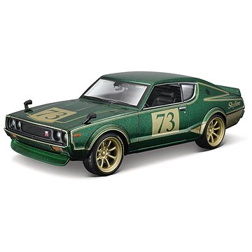 

Maisto 1973 Nissan Skyline 2000GT-R (KPGC 110), Tokyo Mods, zelená