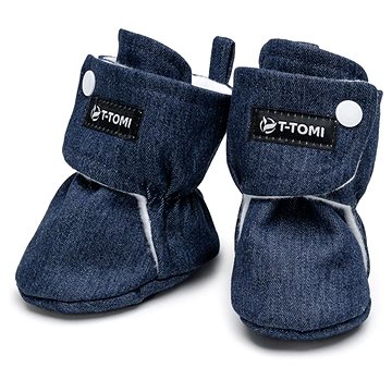 

T-TOMI Capáčky Denim Navy (6-9 měsíců)