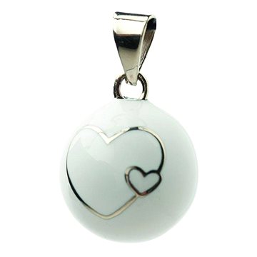 

Bola Essentials White 2 hearts