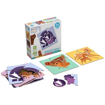 

KukiKuk Véééliké puzzle Mláďata s mámou