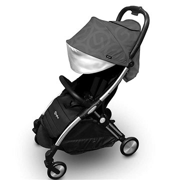 

BabyStyle Hybrid Ezyfold Chrom Silver rám a bouda Charcoal