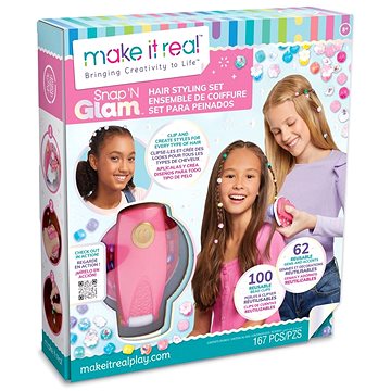

Make It Real Korálky do vlasů s aplikátorem
