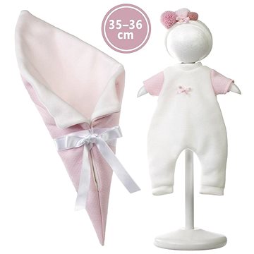 

Llorens M636-32 obleček pro panenku miminko New Born velikosti 35-36 cm