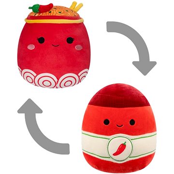 

Squishmallows 2v1 Nudle Odion a sriracha Illia