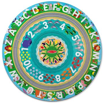 

Melissa & Doug Puzzle s natahovacími vozidly