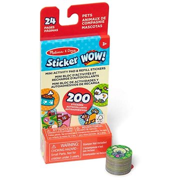 

Melissa & Doug Sticker WOW! Náplň Mazlíčci