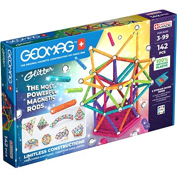 

Geomag Glitter 142 dílků