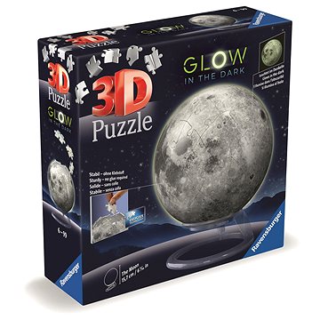 

Ravensburger 115860 Puzzle-Ball Měsíc svítící ve tmě