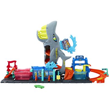 

Hot Wheels City Color Reveal automyčka se žralokem a angličákem 1:64