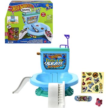 

Hot Wheels Skates Splachovací fingerboard skatepark, exkluzivní fingerboard a pár bot