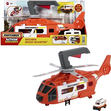 

Matchbox Action Drivers Záchranný vrtulník s angličákem