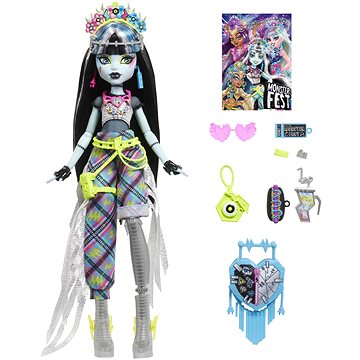 

Monster High Monster Fest Frankie, plakát kapely a doplňky