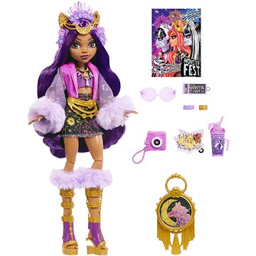 

Monster High Monster Fest Clawdeen, plakát kapely a doplňky