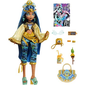 

Monster High Monster Fest Cleo, plakát kapely a doplňky