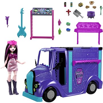 

Monster High Monster Fest food truck a Draculaura, 13+ doplňků