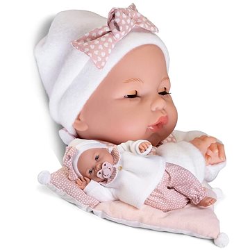 

Antonio Juan 14363 Bimba - mrkací miminko se zvuky a měkkým látkovým tělem - 37 cm
