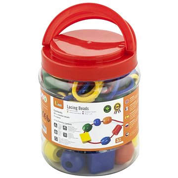 

Viga Navlékání dřevěných korálků - extra velké