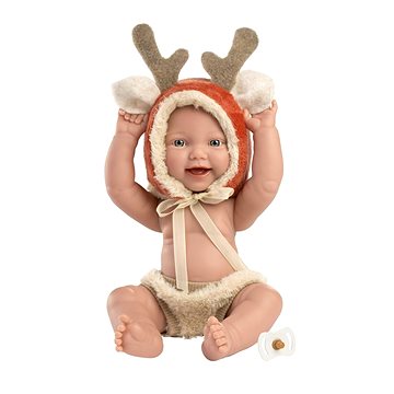 

Llorens 63202 New Born chlapeček - realistická panenka s celovinylovým tělem - 31 cm
