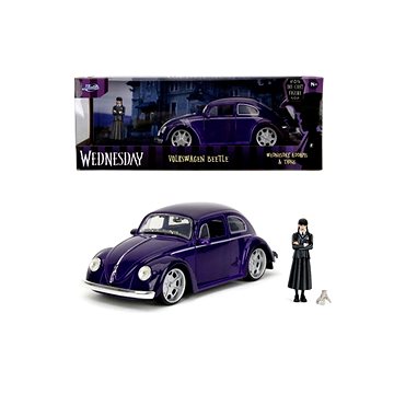 

Jada Wednesday auto 1972 VW Beetle a figurka Wednesday