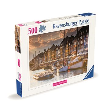 

Ravensburger 120008460 Skandinávie: Západ slunce v Kodani