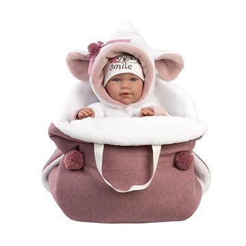 

Llorens 74048 New Born - realistická panenka se zvuky a měkkým látkovým tělem - 42 cm