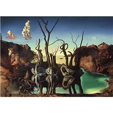 

Ravensburger 120001935 Salvador Dalí: Labutě odrážející se ve vodě jako sloni