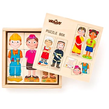 

Woody Lidé a povolání z celého světa v krabičce