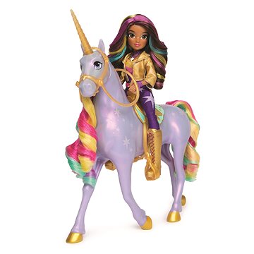 

Unicorn Academy Světelný jednorožec Wildstar 28 cm s panenkou Sophia 24 cm