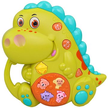 

MaDe Piánko dinosaurus se světlem, hudbou a zvukem 14,5 × 4 × 14,5 cm