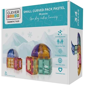 

Cleverclixx Curved Pack Pastel 34 ks