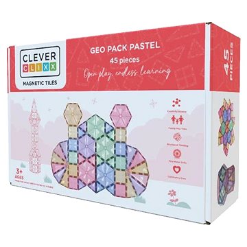 

Cleverclixx Geo Pastel sada 45 ks