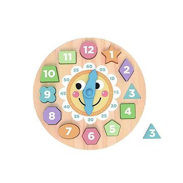 

Mamido Dřevěné edukativní hodiny s puzzle