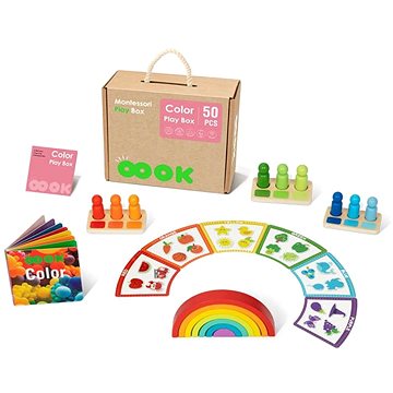 

Mamido Montessori Box pro rozpoznávání barev