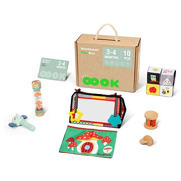 

Mamido Montessori Edukační box pro děti 3-4 měsíce