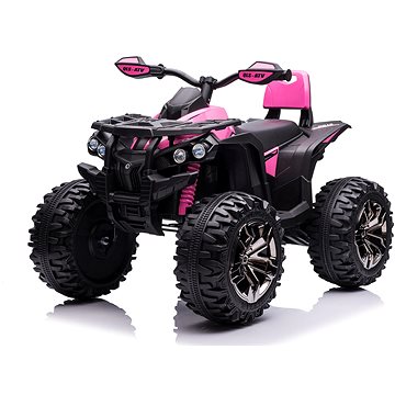 

Mamido Dětská elektrická čtyřkolka ATV Power 12 V 14 Ah 4 × 4 růžová