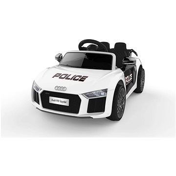 

Mamido Dětské elektrické autíčko Audi R8 Spyder policie, bílé