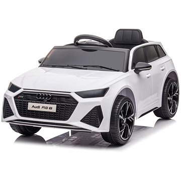 

Mamido elektrické autíčko Audi RS6 bílé 12 V 7 Ah EVA kola