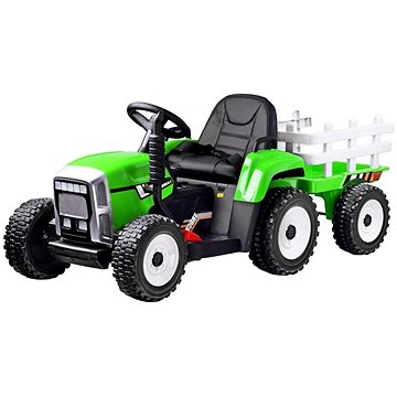 

Mamido Elektrický traktor s vlečkou T2, zelený