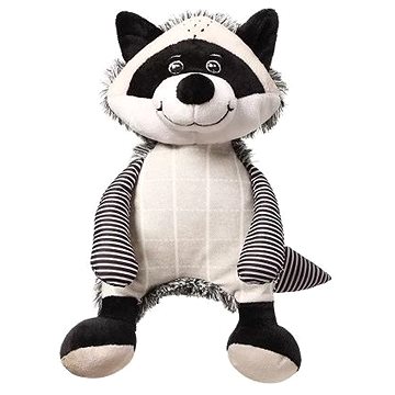 

BabyOno Plyšová hračka s chrastítkem Racoon Rocky Mýval, černo-bílý