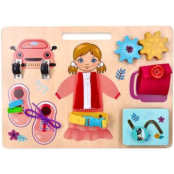 

Adam Toys Vzdělávací závěsná, naučná tabule - Anička